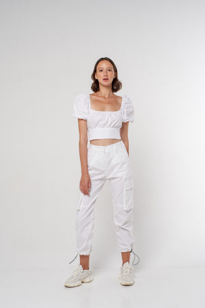 Cargo Pants - white